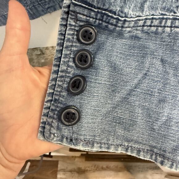 Lucky Brand Outdoor And Utility Women’s Denim Coat Size S No.‎ 80318 Lightweight - Picture 7 of 11